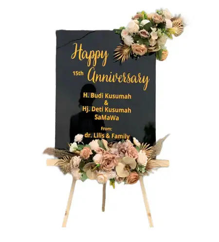 Papan Bunga Akrilik Pudak