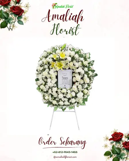 Krans Bunga Duka Pudak